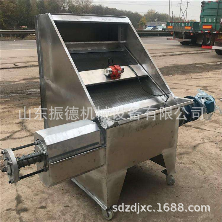 供应纸浆脱水分离机 不锈钢方壳固液分离机 螺旋挤压处理分离机