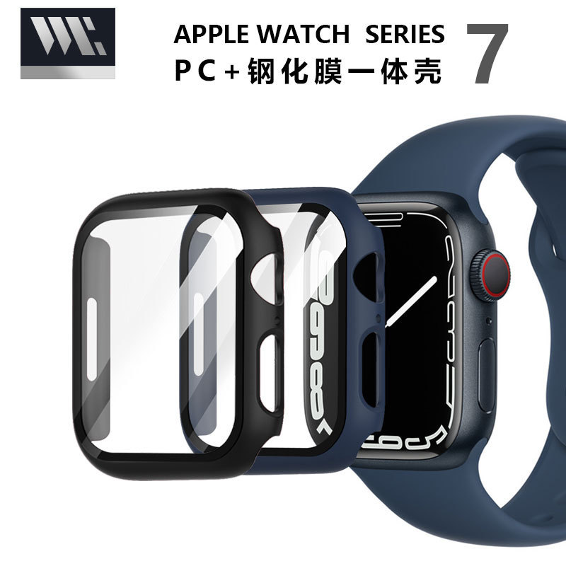 Suitable for Apple Watch Protective Case Iwatch11 Protective Case Apple Watch10 Tempered Film Integrated Watch Case