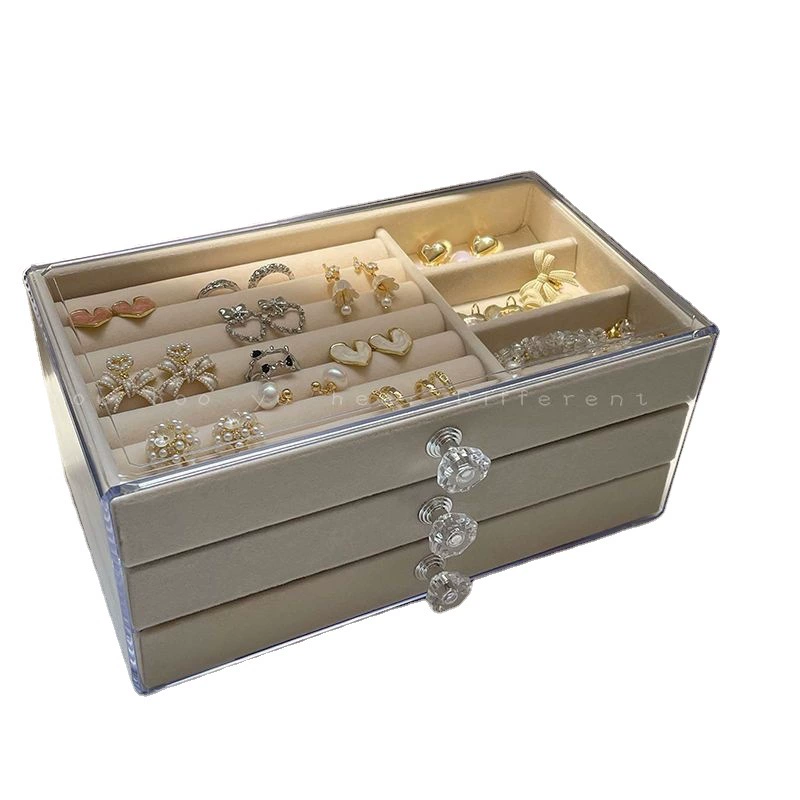 Acrylic storage system, earrings, necklace, ring, accessory, storage box, 2022 collection