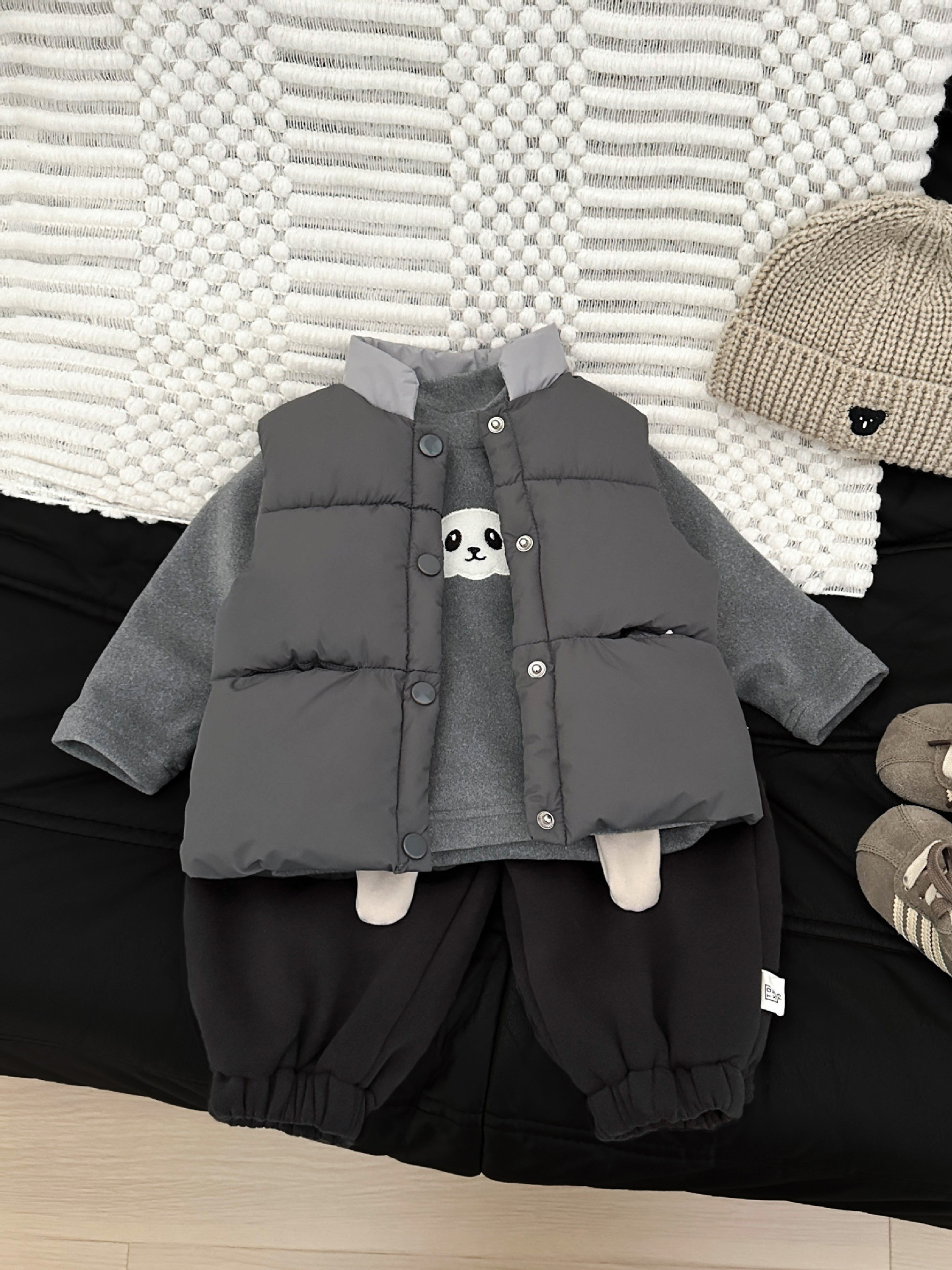 Chaqueta de algodón para niños fresco nuevo invierno bebés invierno calentamiento grueso chaqueta de invierno para niños chaleco de clip de caballo universal