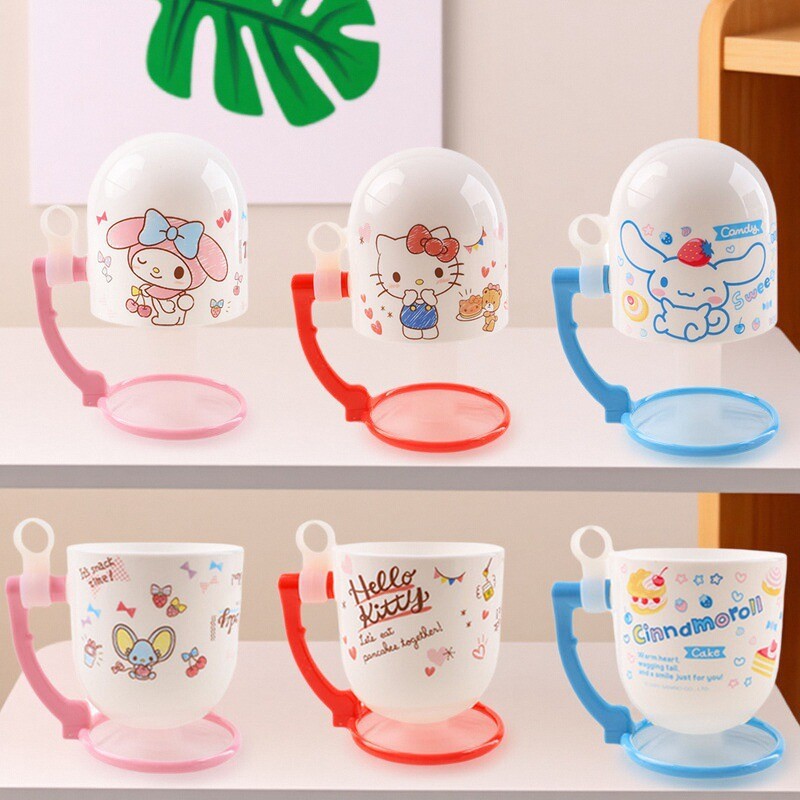Sanrio Hello Kitty Coolomi Children's Water Cup Mouthwash Cup Cartoon Cup Purple Children's Tableware New Products Wholesale