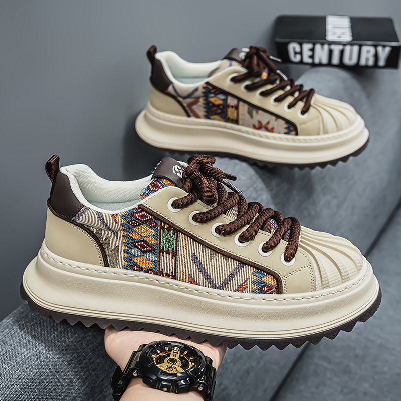 Men's Shoes Summer 2026 New Style Breathable Versatile Casual Shoes Lightweight Soft Sole Shoes Wear-Resistant Sports White Shoes for Men