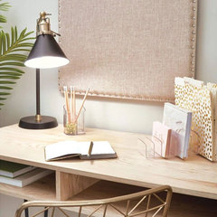 Acrylic transparent divided pen holder makeup brush storage bucket large capacity brush eyebrow pencil desktop cosmetics storage box