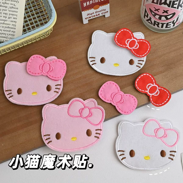Sweet and Cute Cat Seamless Bangs Sticker Velcro Female Forehead Side Broken Hair Finishing Artifact Sticky Hair Headdress