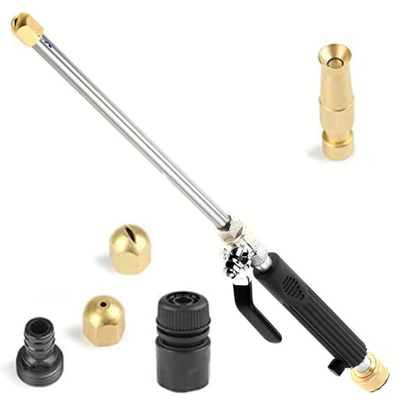 Car cleaning tools: Amazon garden water gun garden water - suit-7-black-water-gun-long-nozzle-black-quick-connect