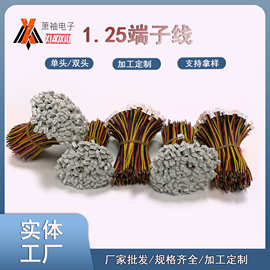 1.25mm间距端子线公母对插单头/双头电子连接线2p-8p加工