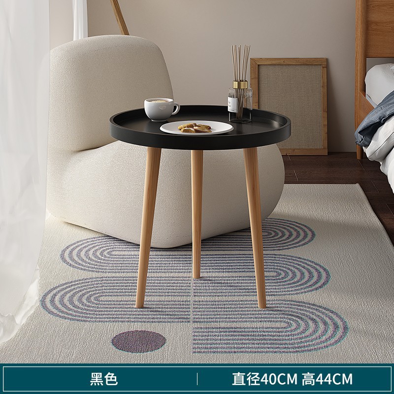 블랙 [직경 40cm] 경제적인 PVC 코팅 나무 다리