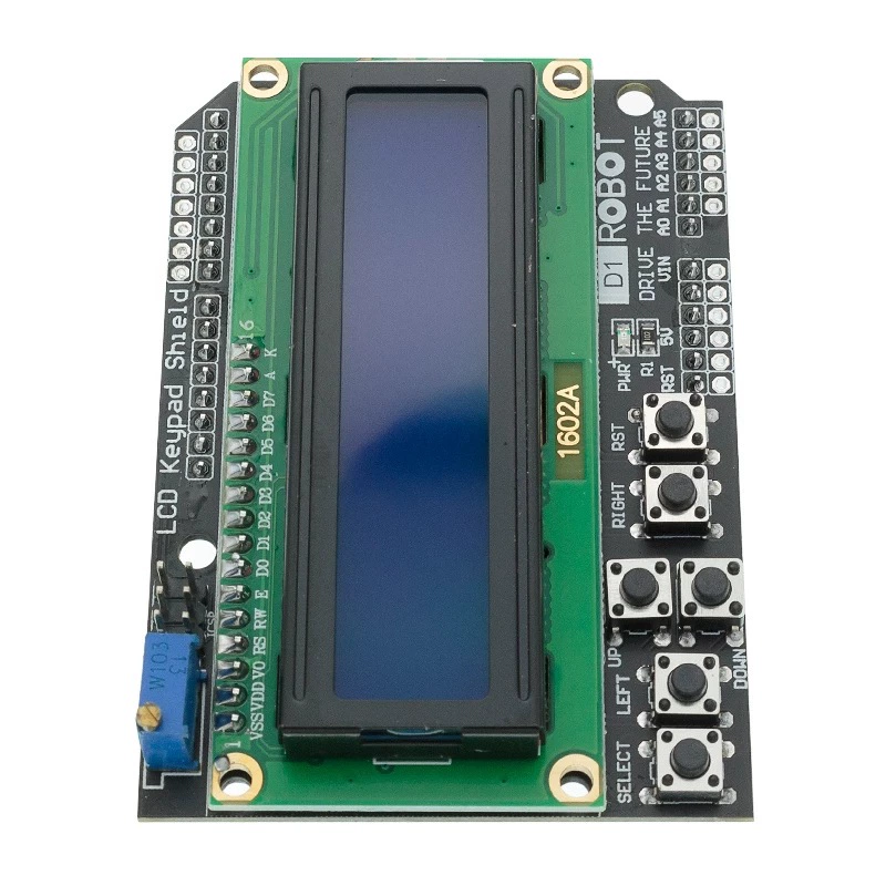 LCD1602 символьная LCD плата ввода-вывода расширение для панели LCD KeyPad Shield
