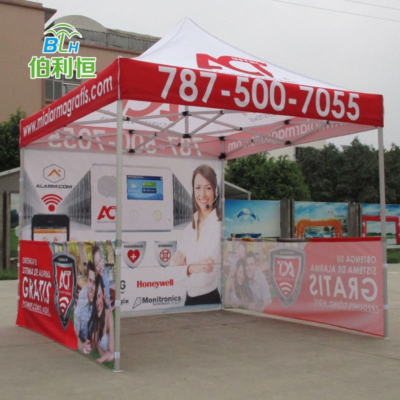 四角尖顶折叠帐篷  广告展示展览帐篷  转印帐篷  Gazebo  tent