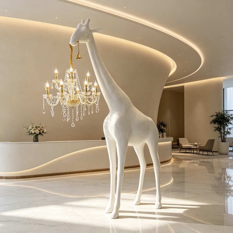 Large art giraffe sculpture animal decoration floor lamp designer exhibition hall lobby sales office decoration standing lamp Large art giraffe sculpture animal decoration floor lamp designer exhibition hall lobby sales office decoration standing lamp