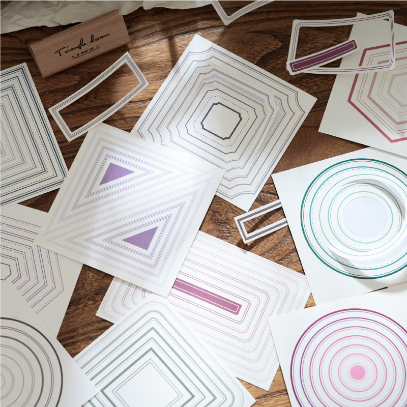 Crepúsculo básico marco marco de papel marco marco serie mundial libro de pegatinas de bricolaje literario romántico de alto valor