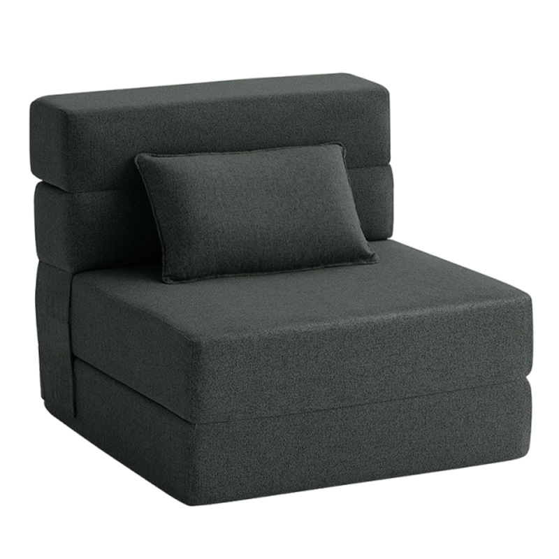 Silla de dormir plegable de compresión para una sola persona Yoga camping RV triple portátil plegable almohadilla de tatami esponja sin marco