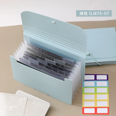 Nail art sticker storage album, foldable, transparent, dust-proof, and scratch-resistant, for organizing and storing nail art stickers (Dırnaq bəzəkləri) - steel-plate-photo-album-green