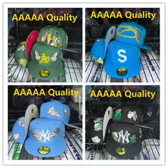 New High-Quality Baseball Cap with Letter Embroidery Hip-Hop Cap Size Cap Fashion Hat Fitted Cap N-4