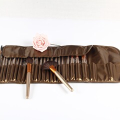 NAKED Champagne Gold 24-Piece / 32-Piece Makeup Brush Set with PU Case Portable Cosmetics Beauty Makeup Tools