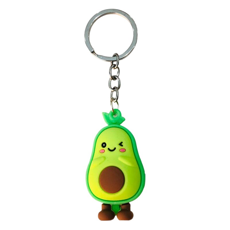 Caja ciega fuente llavero de dibujos animados colgante muñeca PVC estudiante mochila escolar linda pequeña llave de regalo pequeño colgante