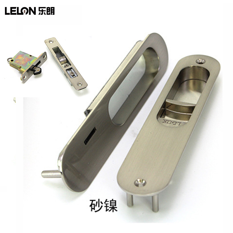 Cerradura de puerta deslizante de gancho oval personalizada aleación de zinc cerradura de puerta deslizante de baño de cocina cerradura de puerta deslizante de balcón doméstico cerradura de puerta deslizante japonesa
