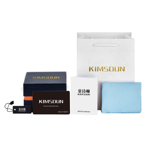 KIMSDUN flip watch box black watch box square gift packaging box heaven and earth cover box