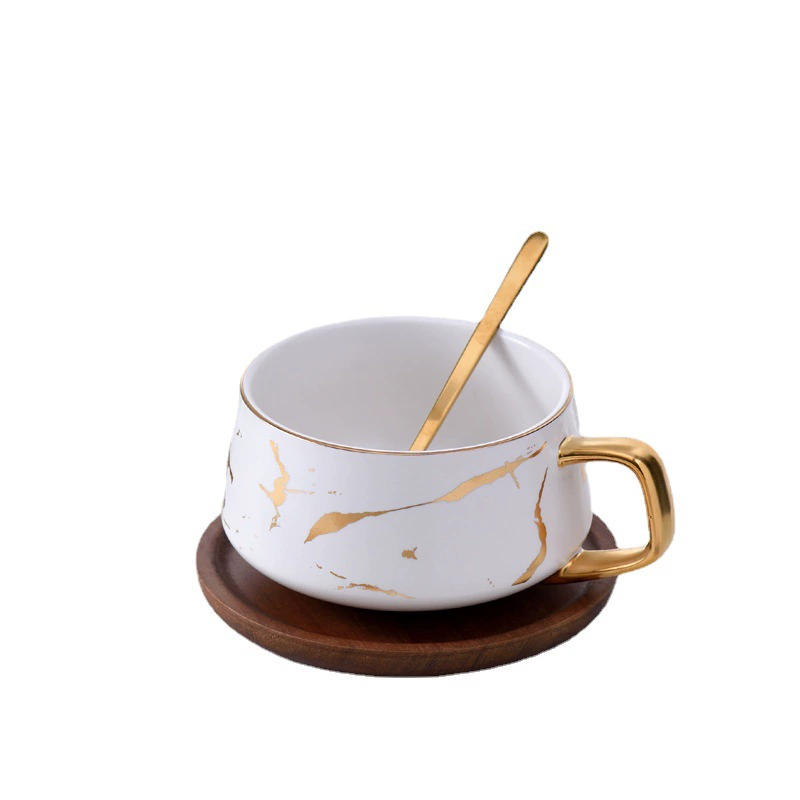 INS Nordic Christmas Gift Marble Malker Cup light luxury couple против чашки офис кофе молочный керамический cup