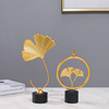 Scandinavian golden metal pendulum, creative jewelry, decorations for living room, light luxury style