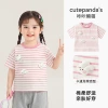 Y11246 pink and white strips