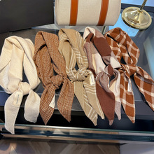 秋冬新款仿羊绒菱形巾高级感披肩女保暖头巾多功能休闲百搭小围巾