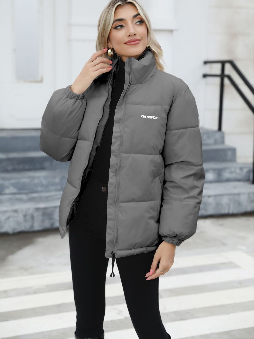 Women's Clothing women's winter cotton coat products new women's high collar fashion cotton coat_voghion.com