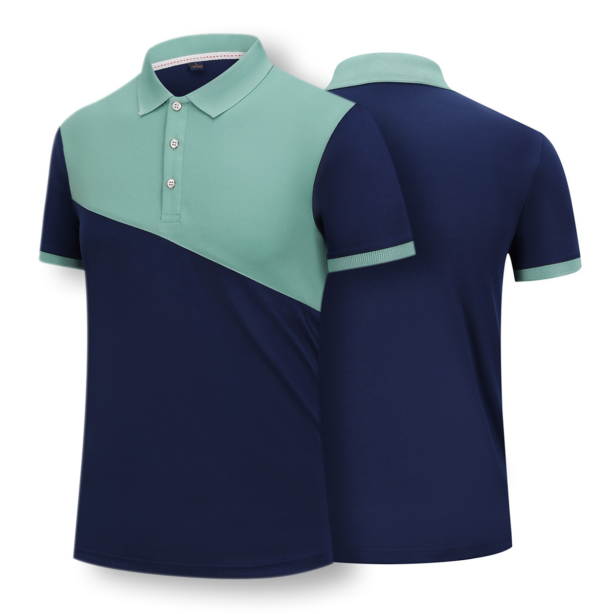 Camisa de Polo a juego de color con logotipo personalizado solapa de los hombres Camiseta de manga corta ropa de trabajo camisa de publicidad al por mayor camisa cultural