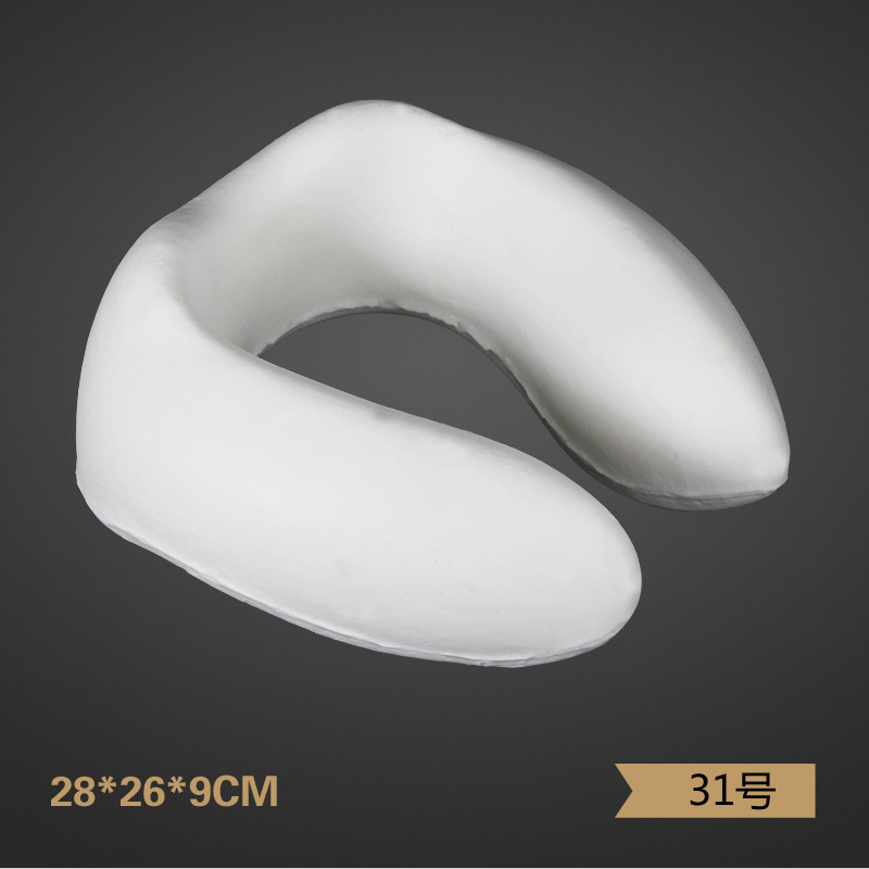Almohada de Viaje en Forma de U de Espuma Viscoelástica para Viajes y Oficina