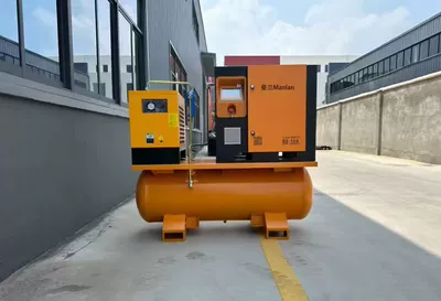 Laser Cutting Machine Dedicated Air Compressor Integrated Screw Air Compressor Industrial Grade Silent Air Pump Air Compressor (Hava kompressorları) - all-in-one-screw-air-compressor-75kw-8kg
