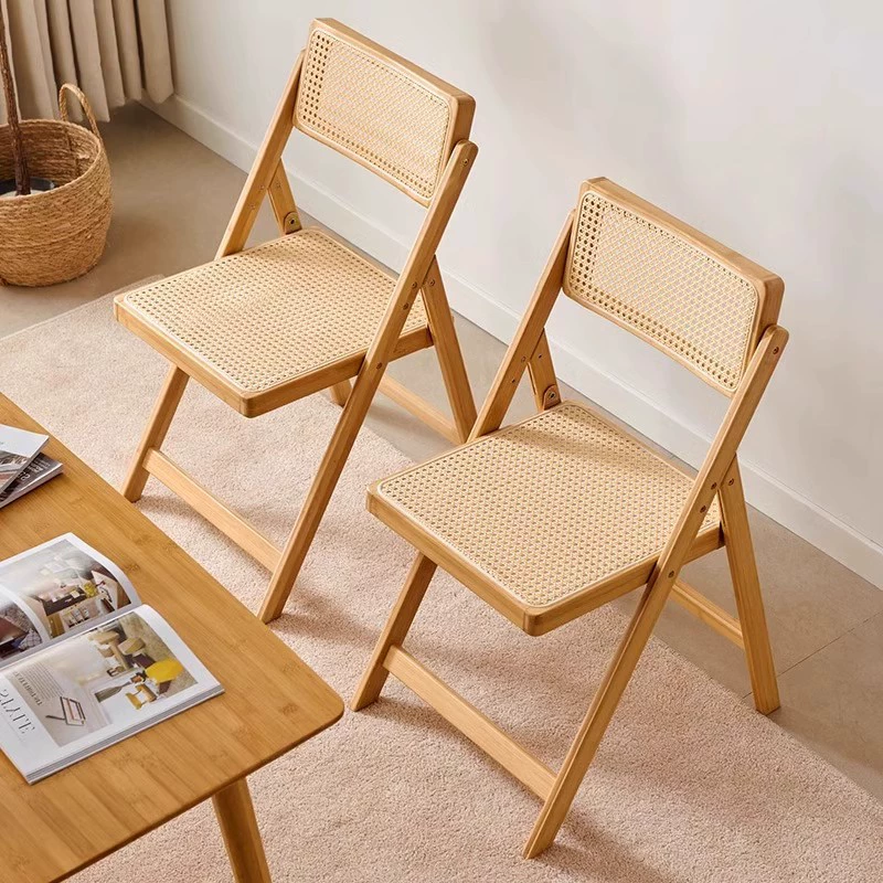 Складное кресло из ротанги складное кресло повседневное сиденье бытовое кресло сидячее удобное офисное кресло простое дышащее учебное кресло