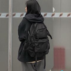 日系ダークランドセル男性大容量insファッション工装運動学生カバン女性パソコン旅行リュックサック