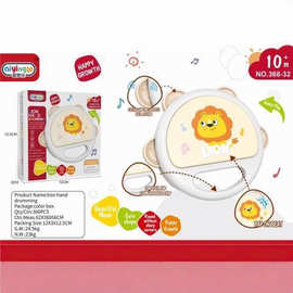 跨境儿童玩具手拍鼓宝宝铃鼓益智早教启蒙手摇铃幼儿抓握哄娃神器