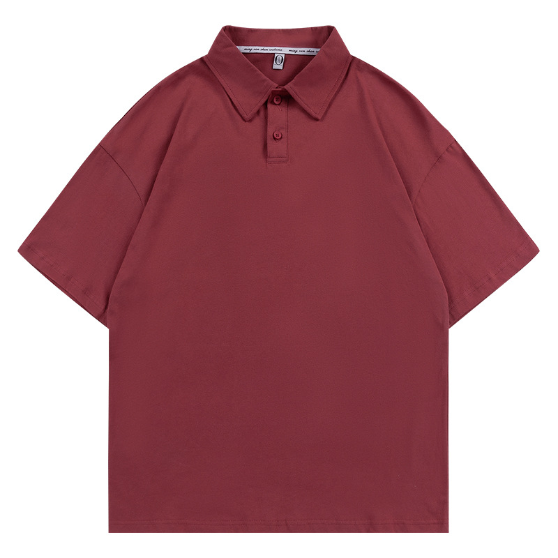 7A antibacteriano cuatro cierre Solona marca de moda con solapa de manga corta polo ropa de trabajo camisa cultural ropa personalizada