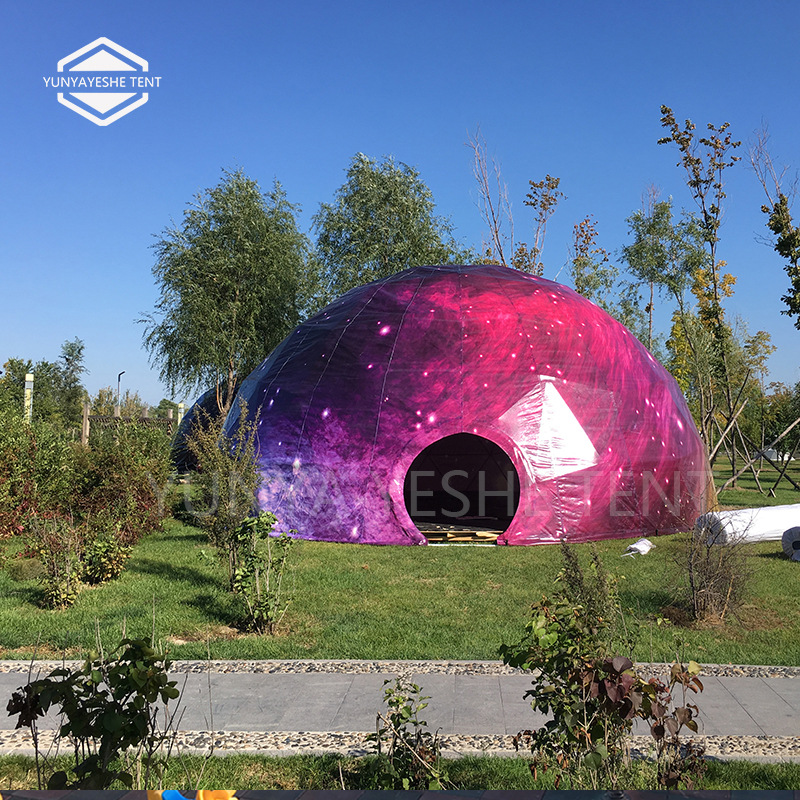 户外10米直径球形帐篷 投影球幕 儿童游乐场 科技展览馆 框架结构