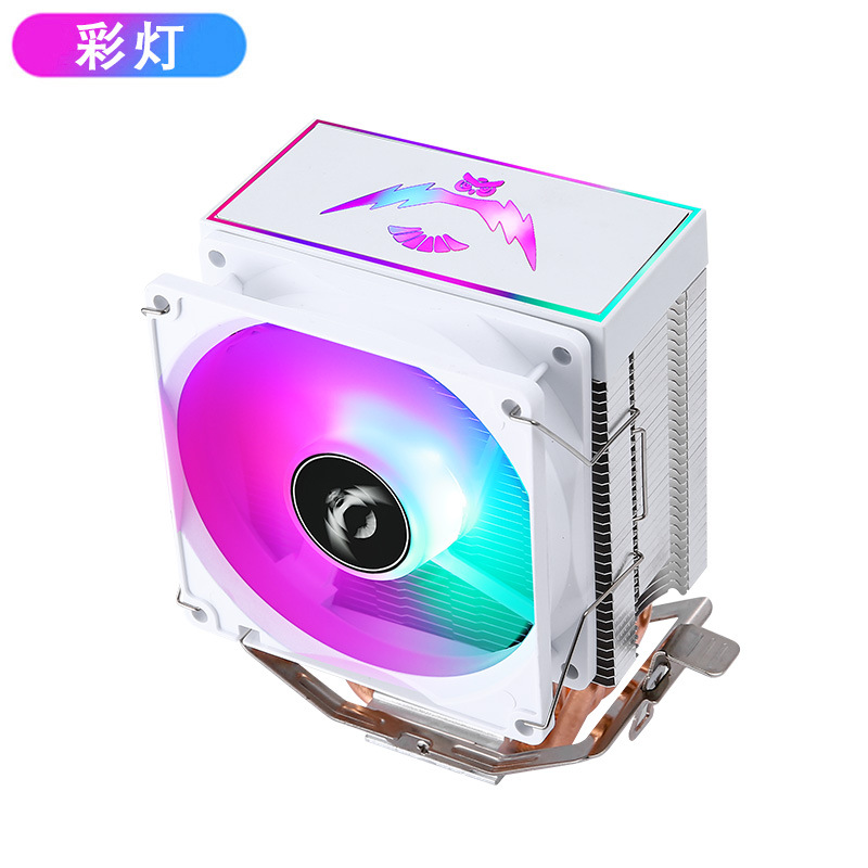 Torre 4 tubo de cobre x79cpu ventilador de refrigeración 4 hilos con tapa 9cm computadora e5 emisor de luz x99 ultra silencioso lga2011