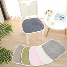 坐垫椅垫办公室久坐屁垫防滑透气学生垫子家用加厚餐椅垫纯色新款