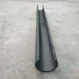 定制冶金压铸贵金属加工熔炼导流流槽真空炉退火烧结开口半圆料槽