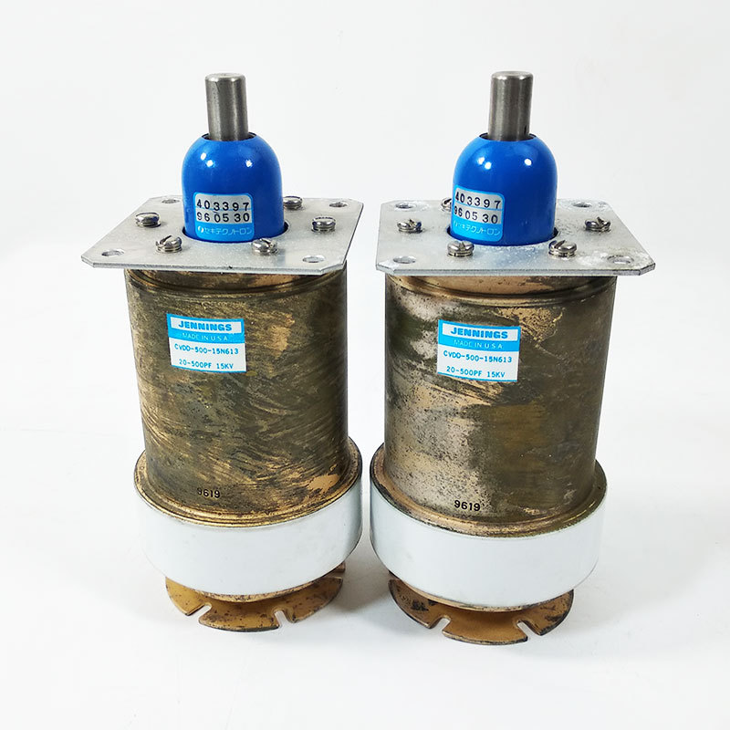 二手JENNINGS真空高压电容CVDD-500-15N613 20-500PF 15KV
