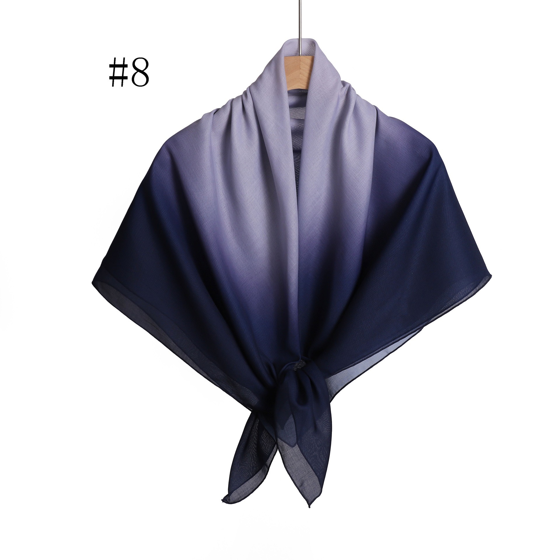 Chal Pañuelo de Algodón y Lino 105x105 cm de Algodón Protección Solar Transpirable para Primavera y Otoño image 14