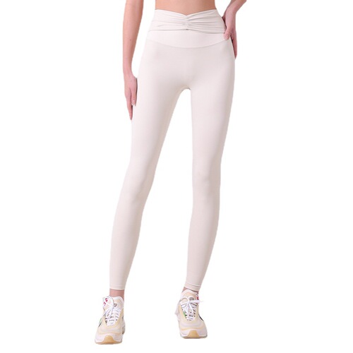 Women's High-Waist Tummy Control Yoga Fitness Leggings with Elastic Shaping and Buttock Lifting Running Training Tight Sports Leggings
