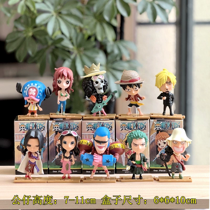 Фигура One Piece блочная коллекционная серия, набор Лuffy Зоро Санджи, варианты мульти-стилей