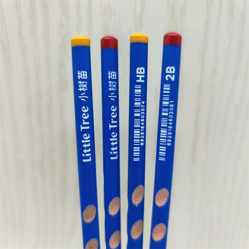 Small tree seedling HB writing posture correction grip for kindergarteners and primary school students triangular rod 2B exam marking hole pencil