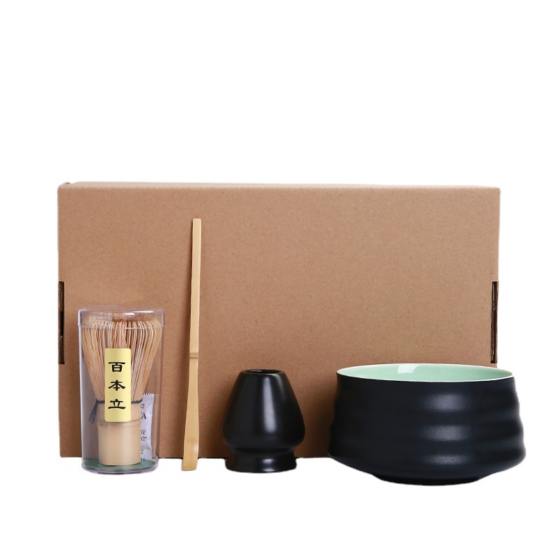 Matcha tazón té taza Matcha cepillo cien Benli taza de té Té juego de té Dinastía Song juego de té Matcha herramienta traje caja de regalo japonés