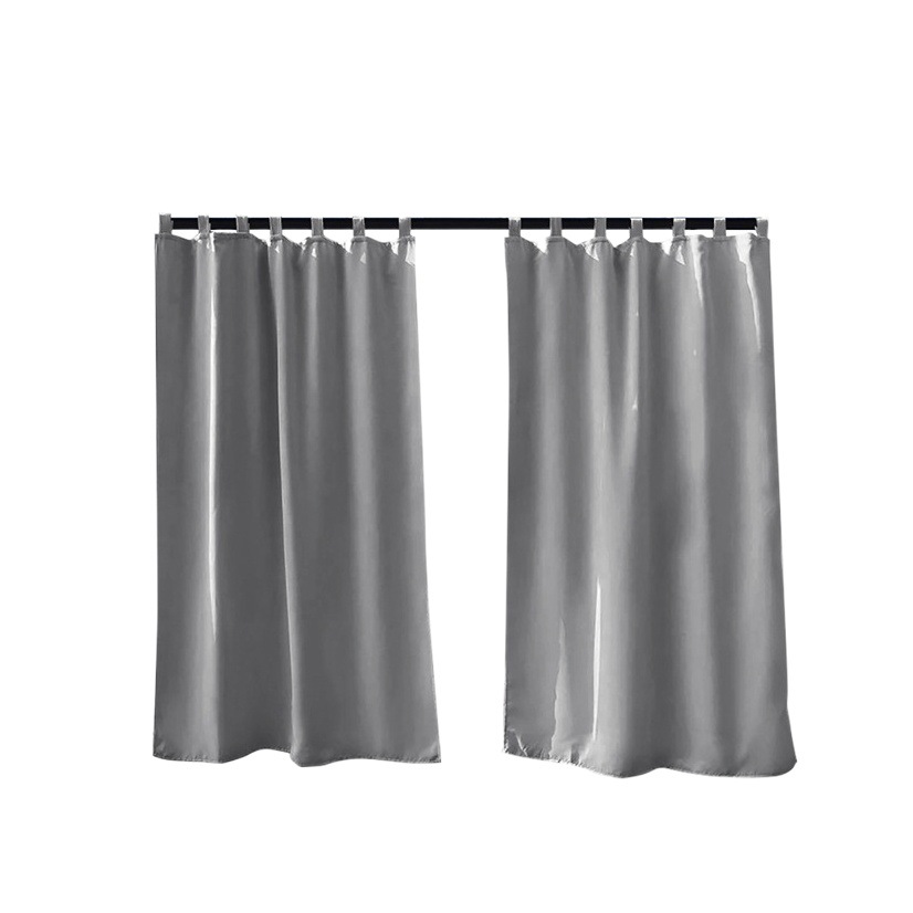 Transfronterizo de alta precisión impermeable cortina a prueba de lluvia al aire libre balcón pabellón de sombra tela de cortina de tela de producto terminado fábrica al por mayor