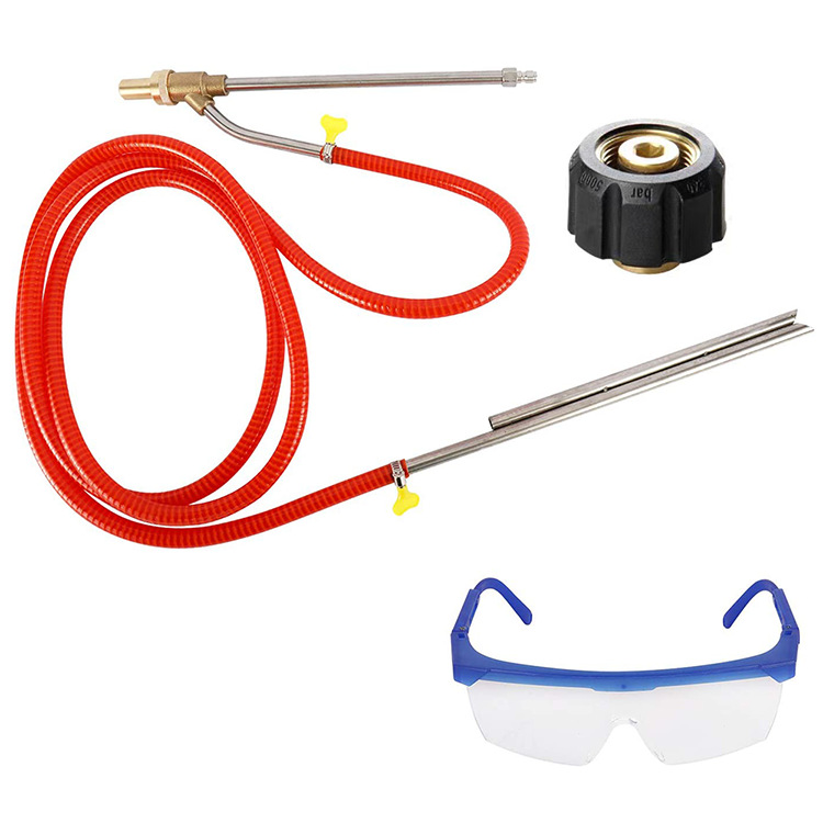 跨境新品 1/4快插高压清洗电镀喷砂枪 5000PSI陶瓷阀芯除锈除漆