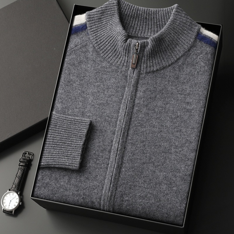 Men's cashmere demi-season fashionable universal casual cardigan