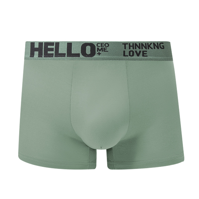 HELLO cinturón de hombre pantalones interiores de cintura media antibacterianos respirables y cómodos para la piel fabricantes de pantalones planos para hombres al por mayor