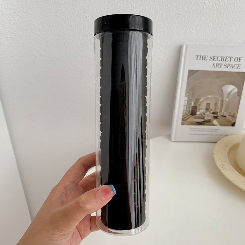 Alto elástico grueso banda de pelo sin costuras cuerda de pelo lazo femenino banda de goma coreano simple tocado accesorios para el cabello cuerda de pelo cubierta de cuero