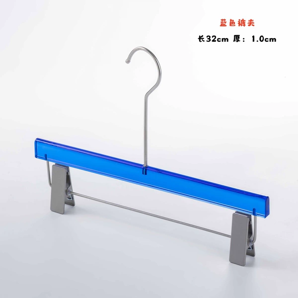 Blue right angle-silver hanging clip [15cm silver round hook]